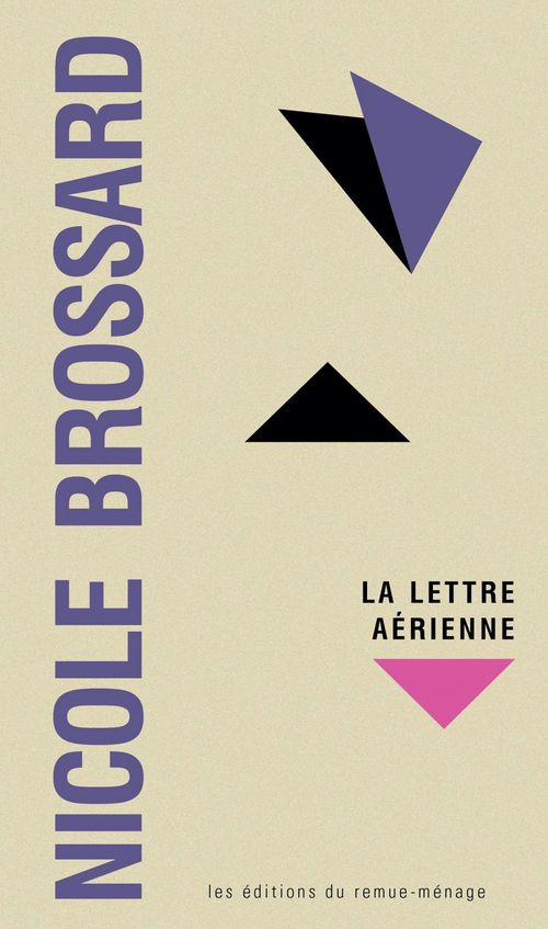 ebook cover of La lettre aérienne, by Nicole Brossard