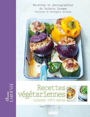 Couverture ebook de Recettes végétariennes, de Valérie Lhomme