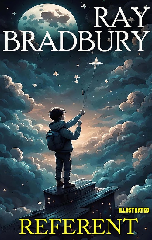ebook cover of Referent. Illustrated, by Ray Bradbury