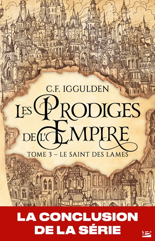 Couverture ebook de Les Prodiges de l'Empire, T3 : Le Saint des lames, de Conn Iggulden