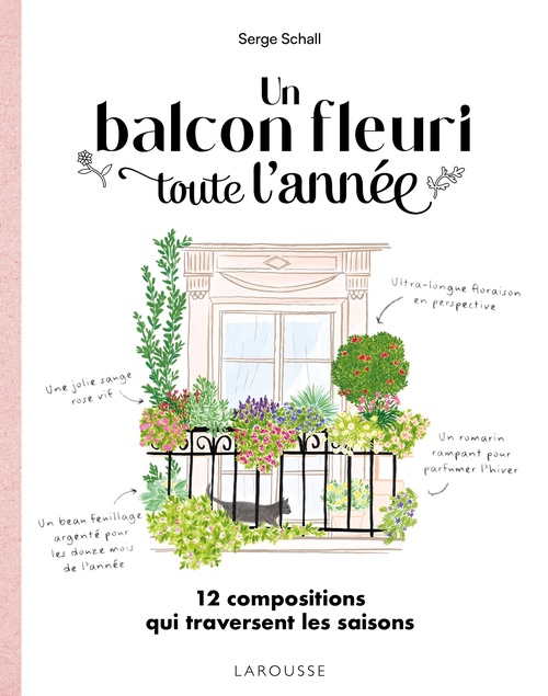 Couverture ebook de Un balcon fleuri toute l'année, de Serge Schall