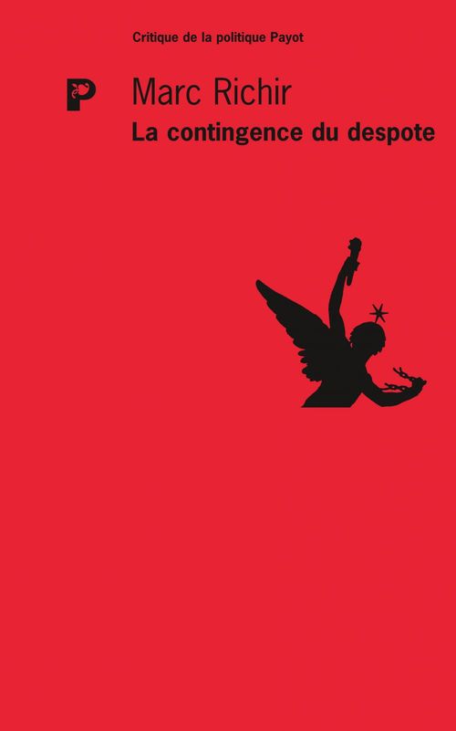 Couverture ebook de La contingence du despote, de Marc Richir