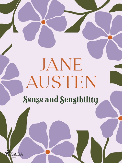 ebook cover of Sense and Sensibility, by Jane Austen