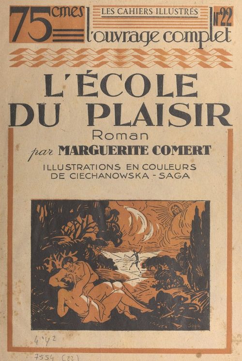 Couverture ebook de L'école du plaisir, de Marguerite Comert