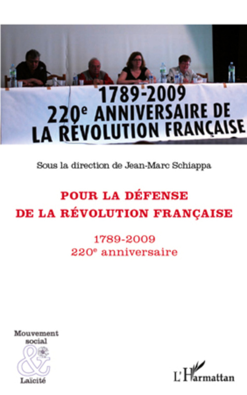 ebook cover of Pour la défense de la Révolution française, by Jean-Marc Schiappa