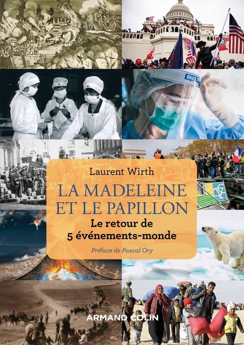 Couverture ebook de La madeleine et le papillon, de Laurent Wirth