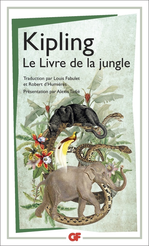 ebook cover of Le livre de la jungle, by Rudyard Kipling, Louis Fabulet