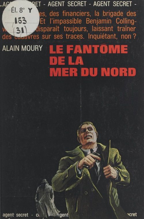 Couverture ebook de Le fantôme de la Mer du Nord, de Alain Moury