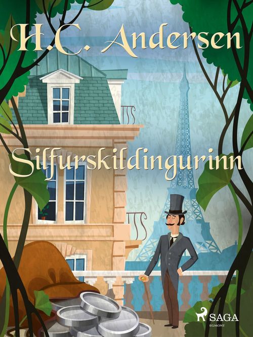 ebook cover of Silfurskildingurinn, by H.C. Andersen