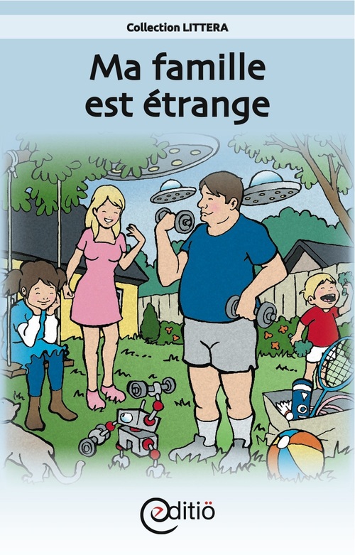 Couverture ebook de Ma famille est étrange, de Tomy Pageau