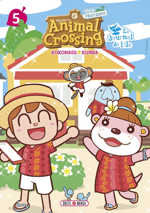 Couverture ebook de Animal Crossing : New Horizons - Le Journal de l'île T05, de Nintendo