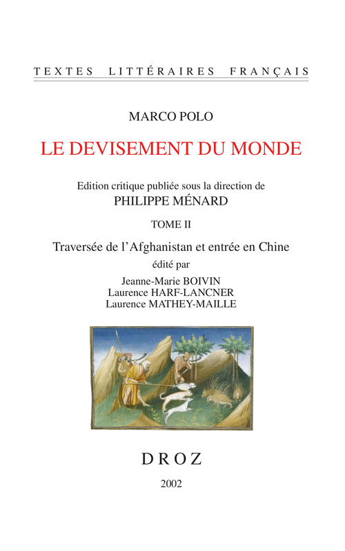 ebook cover of Le Devisement du monde, by Marco Polo