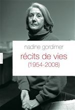 ebook cover of Récits de vies (1954-2008), by Nadine Gordimer
