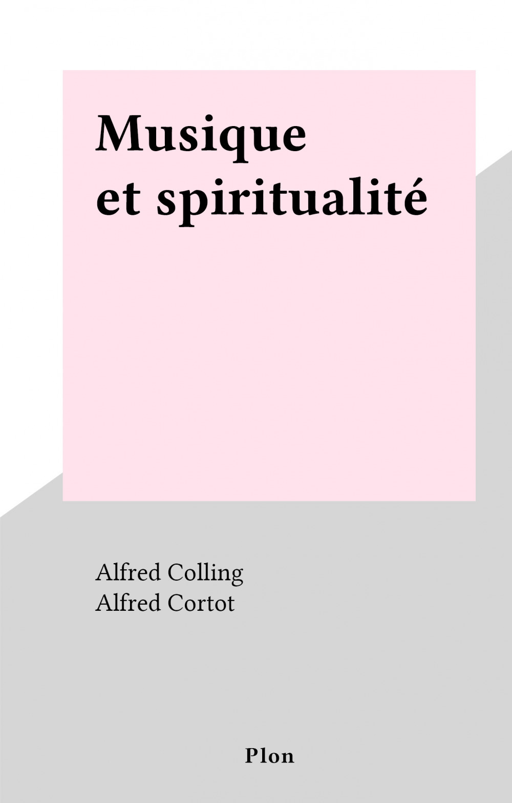 Couverture ebook de Musique et spiritualité, de Alfred Colling