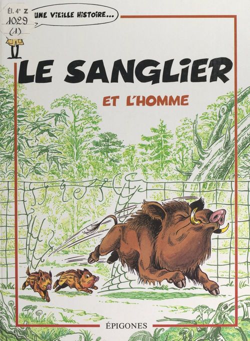 Couverture ebook de Le sanglier et l'homme, de Monique Davot