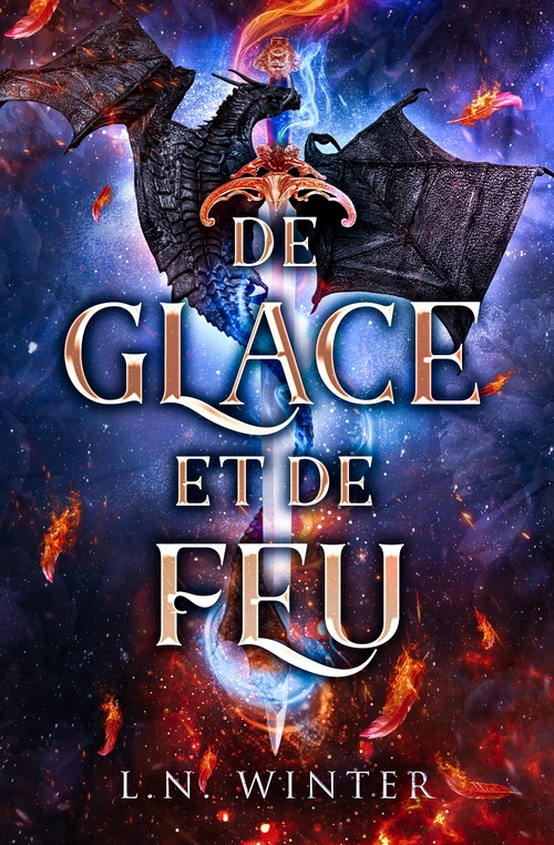 ebook cover of De glace et de feu, by L. N. Winter