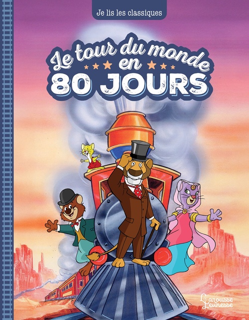 ebook cover of Le tour du monde en 80 jours, by Laureen Bouyssou