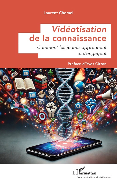 Couverture ebook de Vidéotisation de la connaissance, de Laurent Chomel