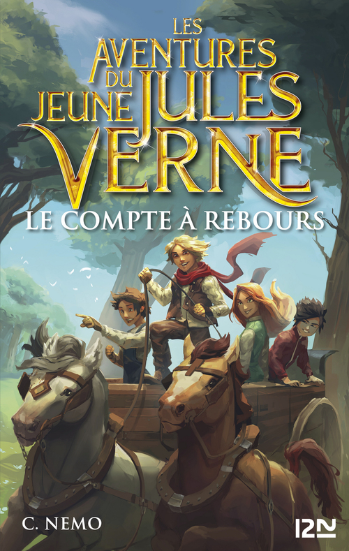 Couverture ebook de Les Aventures du jeune Jules Verne - Tome 7 Le compte à rebours, de Cuca Canals, Miguel Garcia Lopez, Francisco Porres