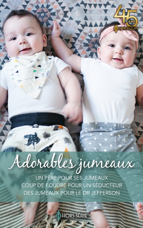 Couverture ebook de Adorables jumeaux, de Emily Forbes, Kate Hardy, Meredith Webber