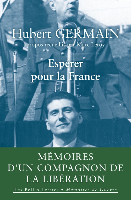 Couverture ebook de Espérer pour la France, de Hubert Germain, Marc Leroy