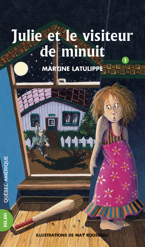 Couverture ebook de Julie 01 - Julie et le visiteur de minuit, de Martine Latulippe