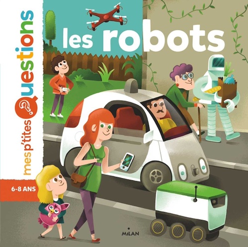 Couverture ebook de Les robots et l'IA (ancien Robots) - abandon, de Myriam Martelle