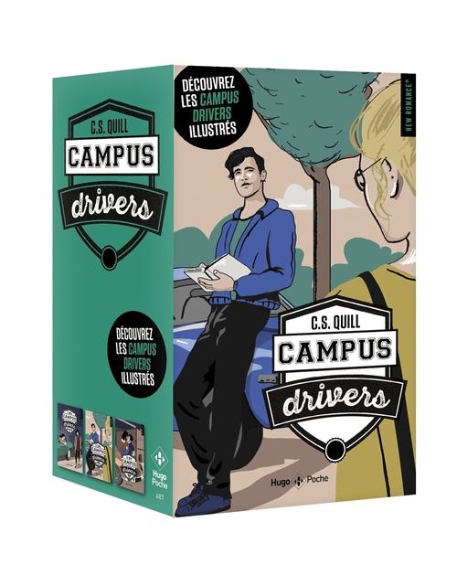 Couverture ebook de Campus drivers coffret illustré - Coffret Tomes 01 à 03, de C. S. Quill