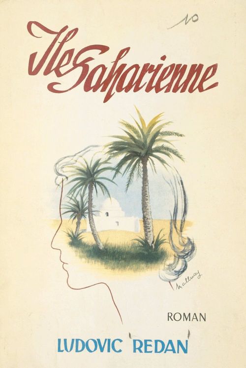 Couverture ebook de Île saharienne, de Ludovic Redan