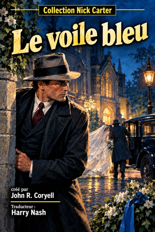 ebook cover of Le voile bleu, by John R. Coryell
