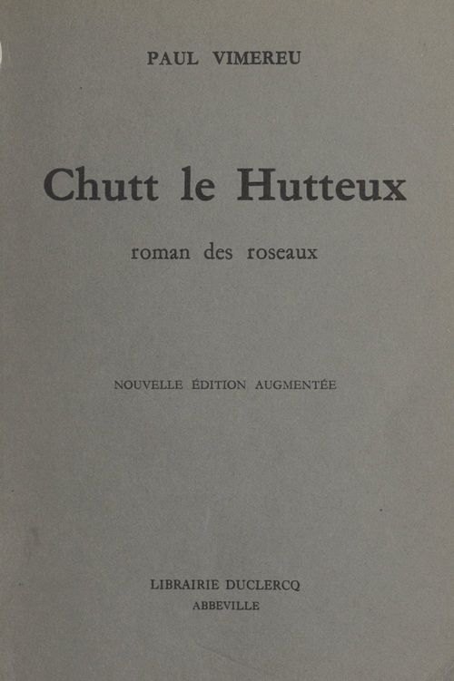 ebook cover of Chutt le Hutteux, by Paul Vimereu