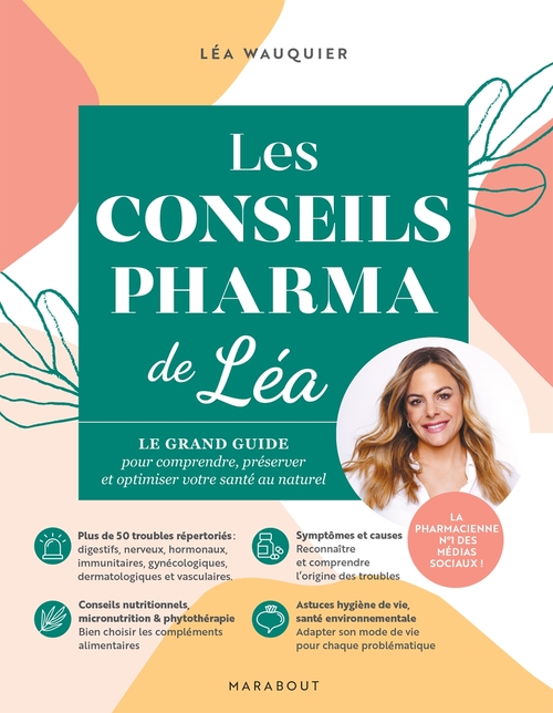 Couverture ebook de Les conseils pharma de Léa, de Léa Pateras-Pescara