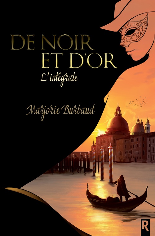 ebook cover of De noir et d'or, by Marjorie Burbaud
