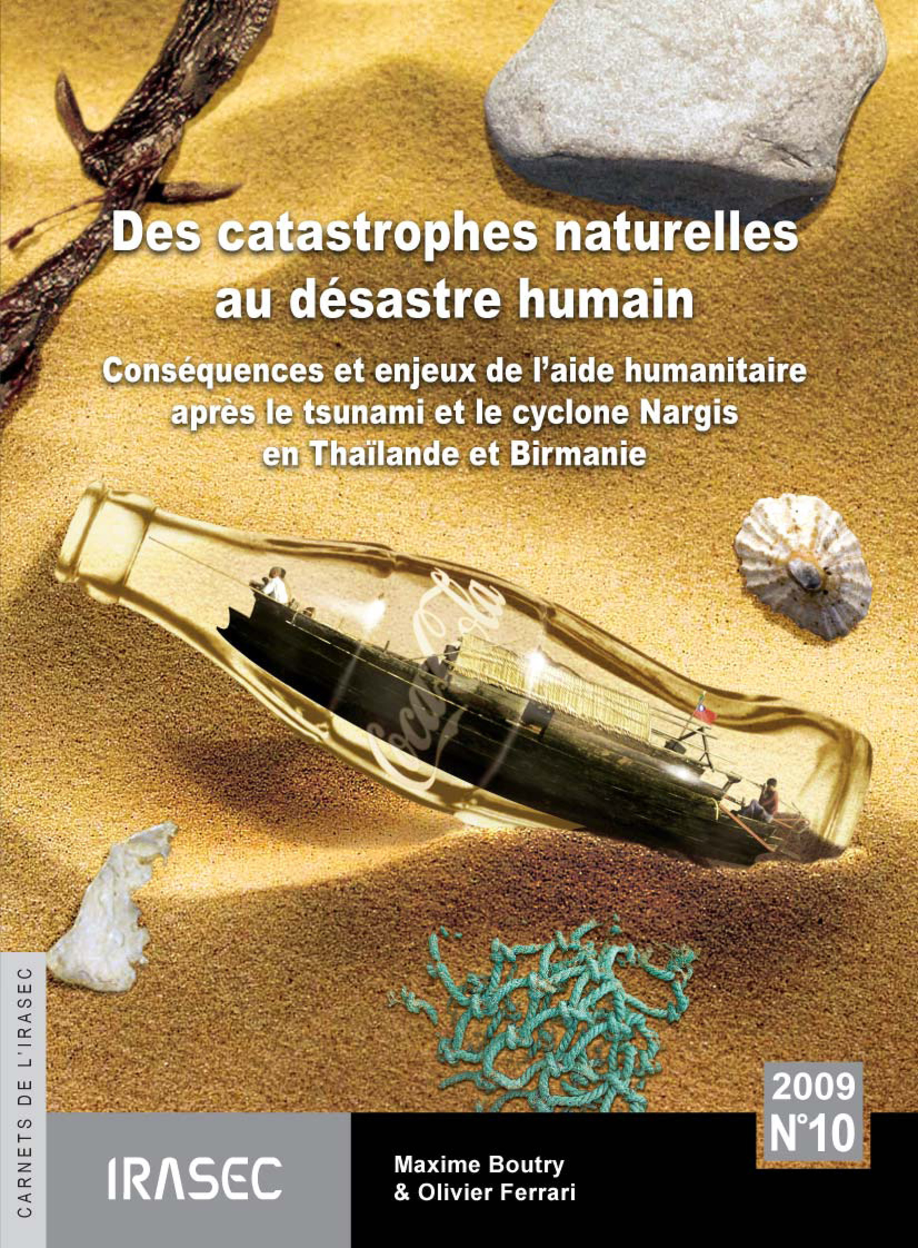 Couverture ebook de Des catastrophes naturelles au désastre humain, de Maxime Boutry, Olivier Ferrari