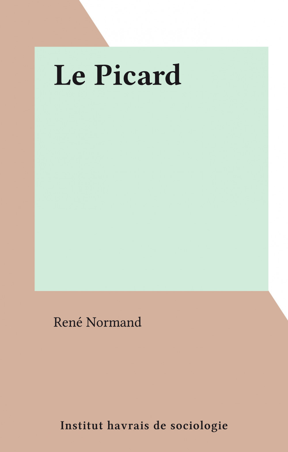 Couverture ebook de Le Picard, de Rene Normand