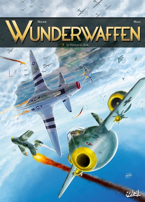 ebook cover of Wunderwaffen T09 - Le Visiteur du soir, by Richard D. Nolane