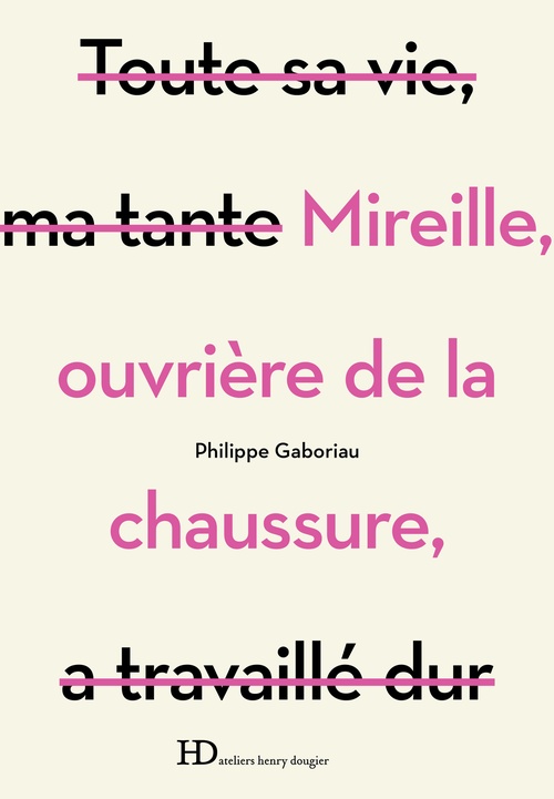 Couverture ebook de Mireille, ouvrière de la chaussure, de Philippe Gaboriau