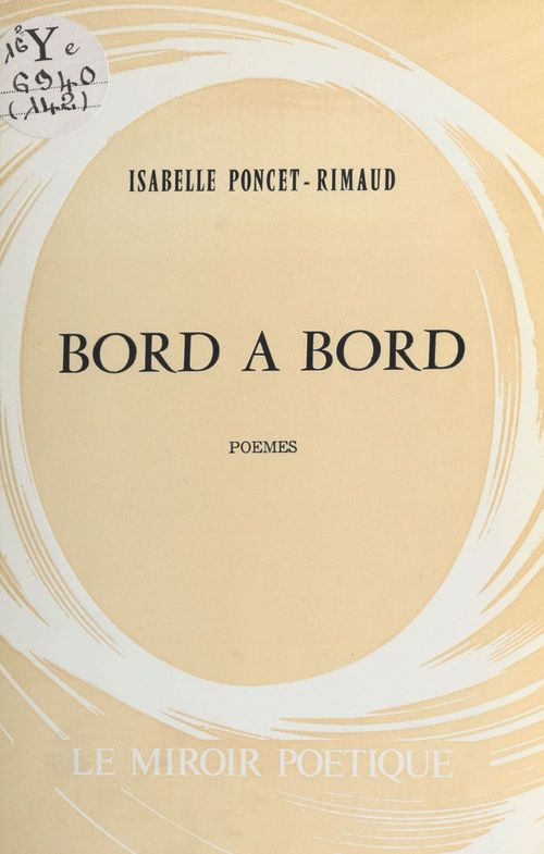 Couverture ebook de Bord à bord, de Isabelle Poncet-Rimaud