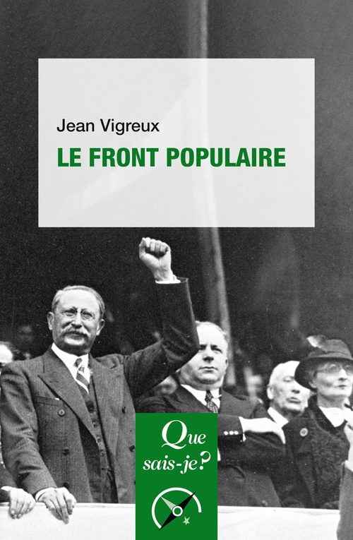 Couverture ebook de Le Front populaire, de Jean Vigreux