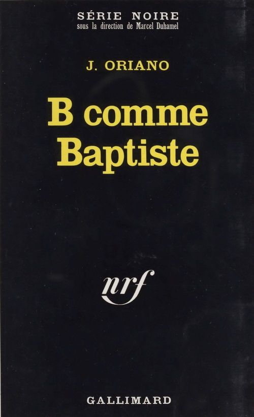 Couverture ebook de B comme Baptiste, de Janine Oriano
