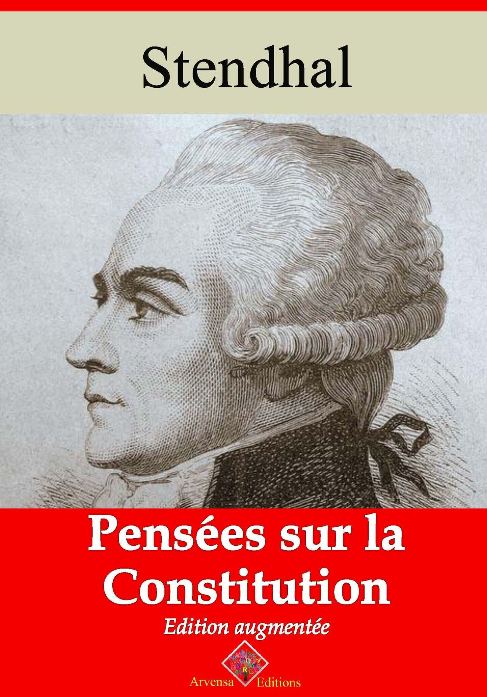 Couverture ebook de Pensées sur la Constitution - suivi d'annexes, de Stendhal