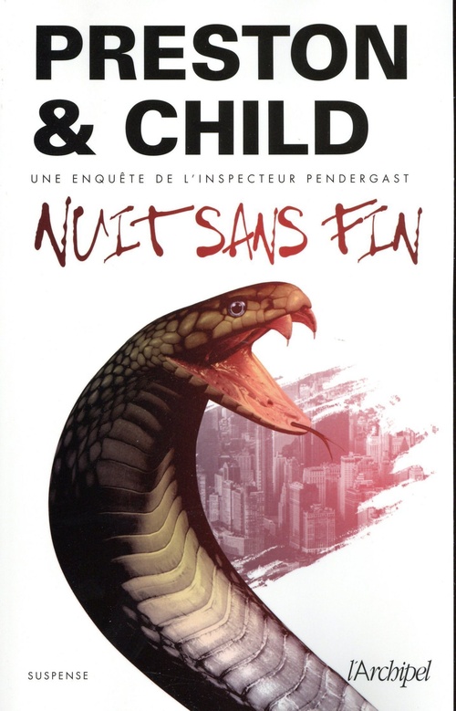 Couverture ebook de Nuit sans fin, de Douglas Preston, Lincoln Child