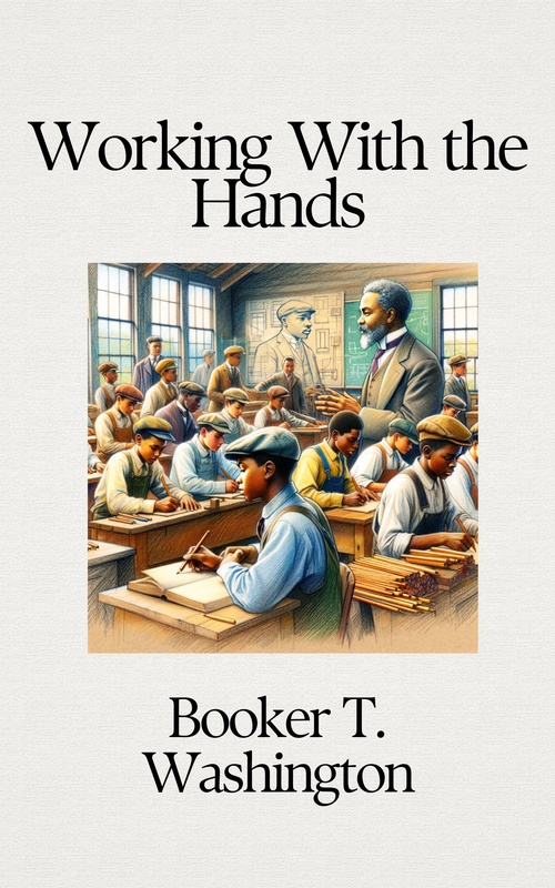ebook cover of Working With the Hands, by Booker T. Washington