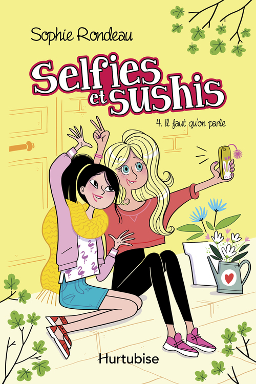 Couverture ebook de Selfies et sushis T4 - Il faut qu'on parle, de Rondeau Sophie