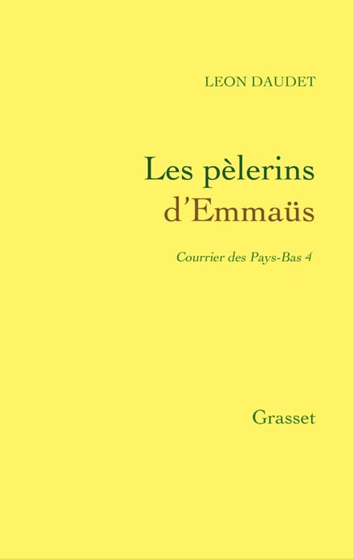 Couverture ebook de Les pélerins d'Emmaüs, de Léon Daudet