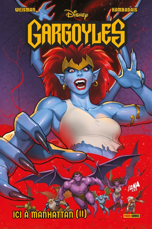 ebook cover of Disney Gargoyles T02, by Greg Weisman, George Kambadais