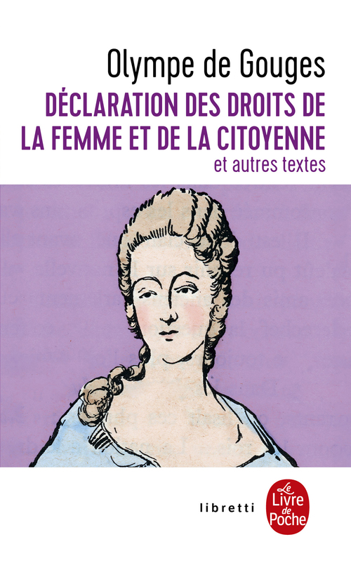Couverture ebook de Déclaration des droits de la femme et de la citoyenne BAC 2025, de Olympe de Gouges