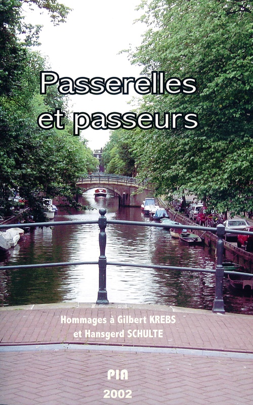 Couverture ebook de Passerelles et passeurs, de Hauts-De- Institut D'Allemand (Asnieres