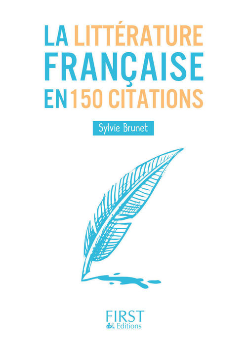 Couverture ebook de Petit Livre de - La littérature française en 150 citations, de Sylvie Brunet