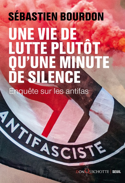 Couverture ebook de Une vie de lutte plutôt qu'une minute de silence, de Sébastien Bourdon